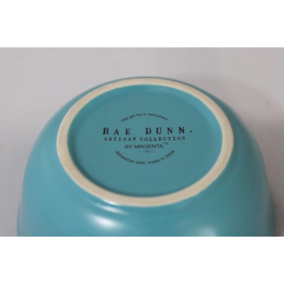 Rae Dunn Blue Mint Fudge & Caramel Bowl Set **See Photos - Picture 5 of 5